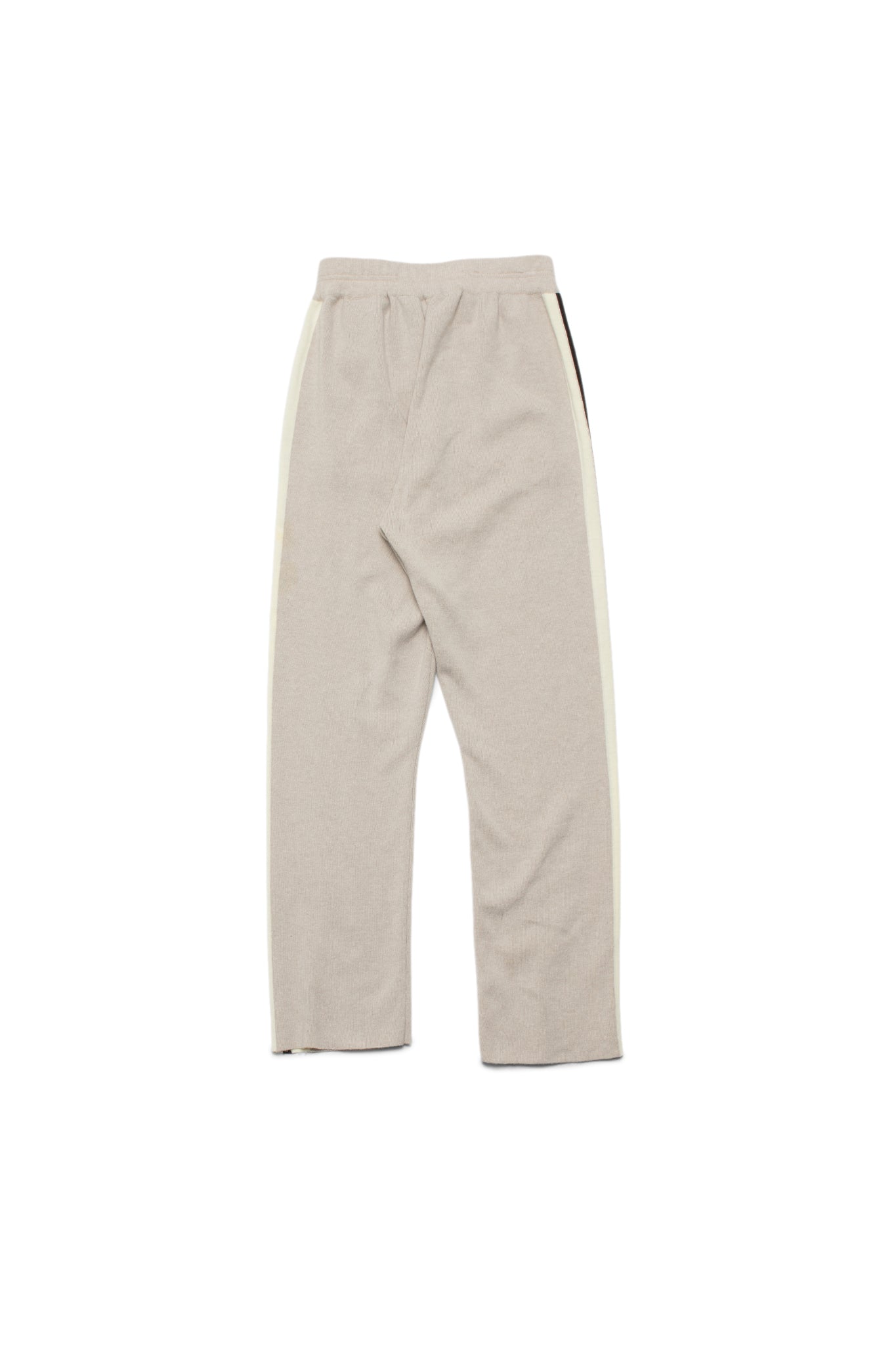 Palm Angels Fw24 Classic Logo Knit Track Pants in Light Beige - Xia Office