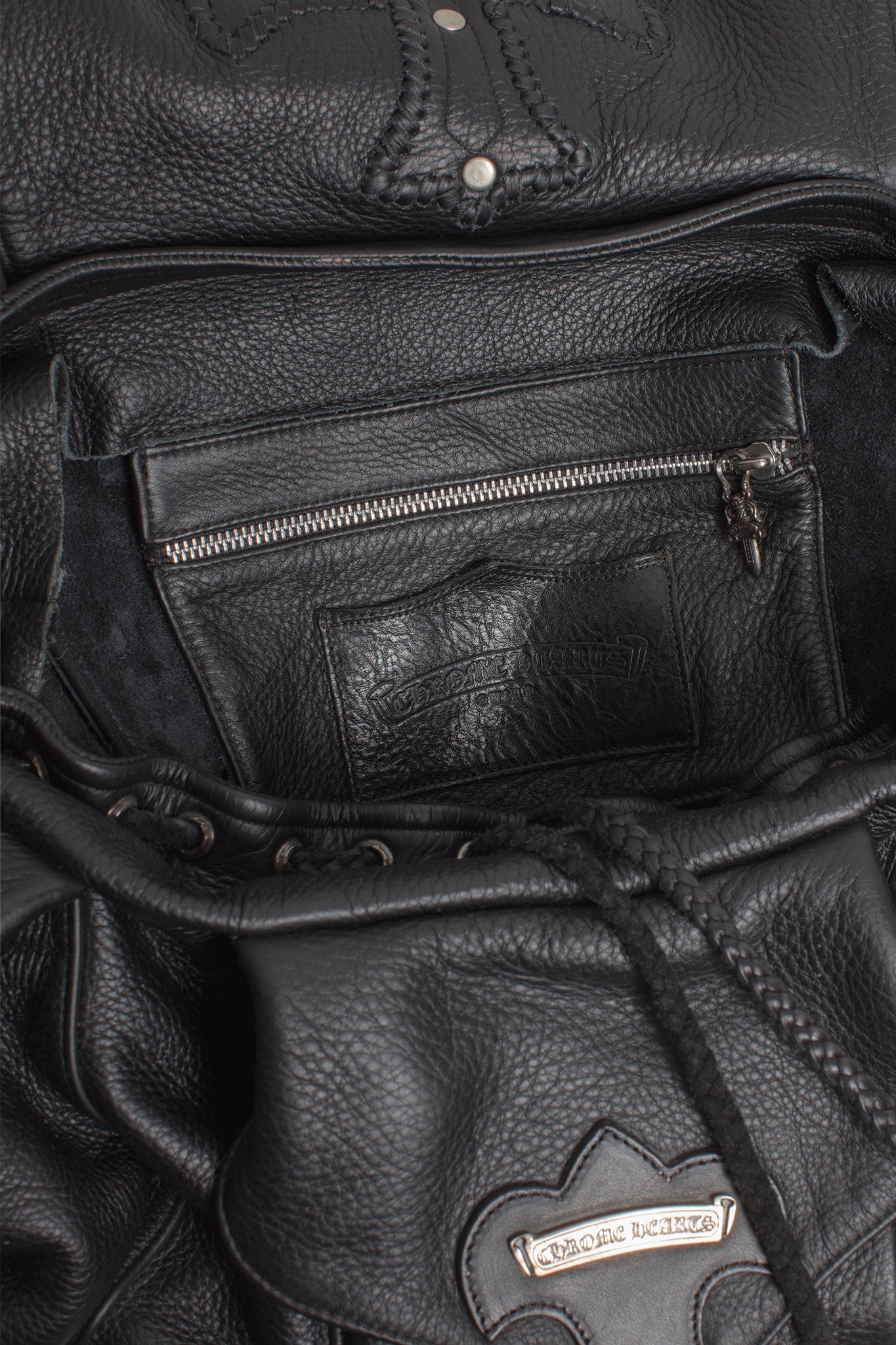Chrome Hearts Cross Flarenie Gunslinger Leather Backpack - Xia Office