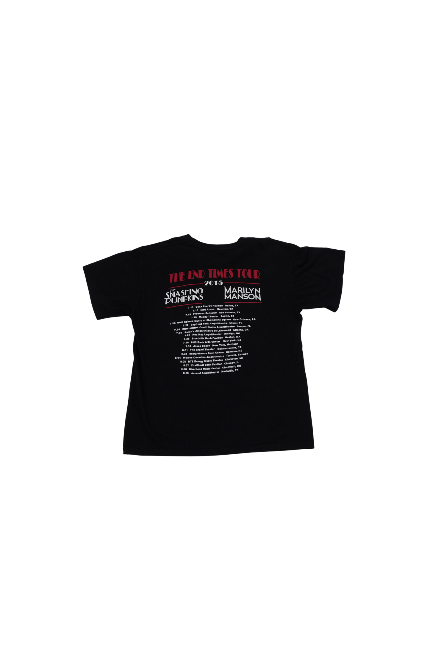 Marilyn Manson/Smashing Pumpkins The End Times Tour Tee - Xia Office