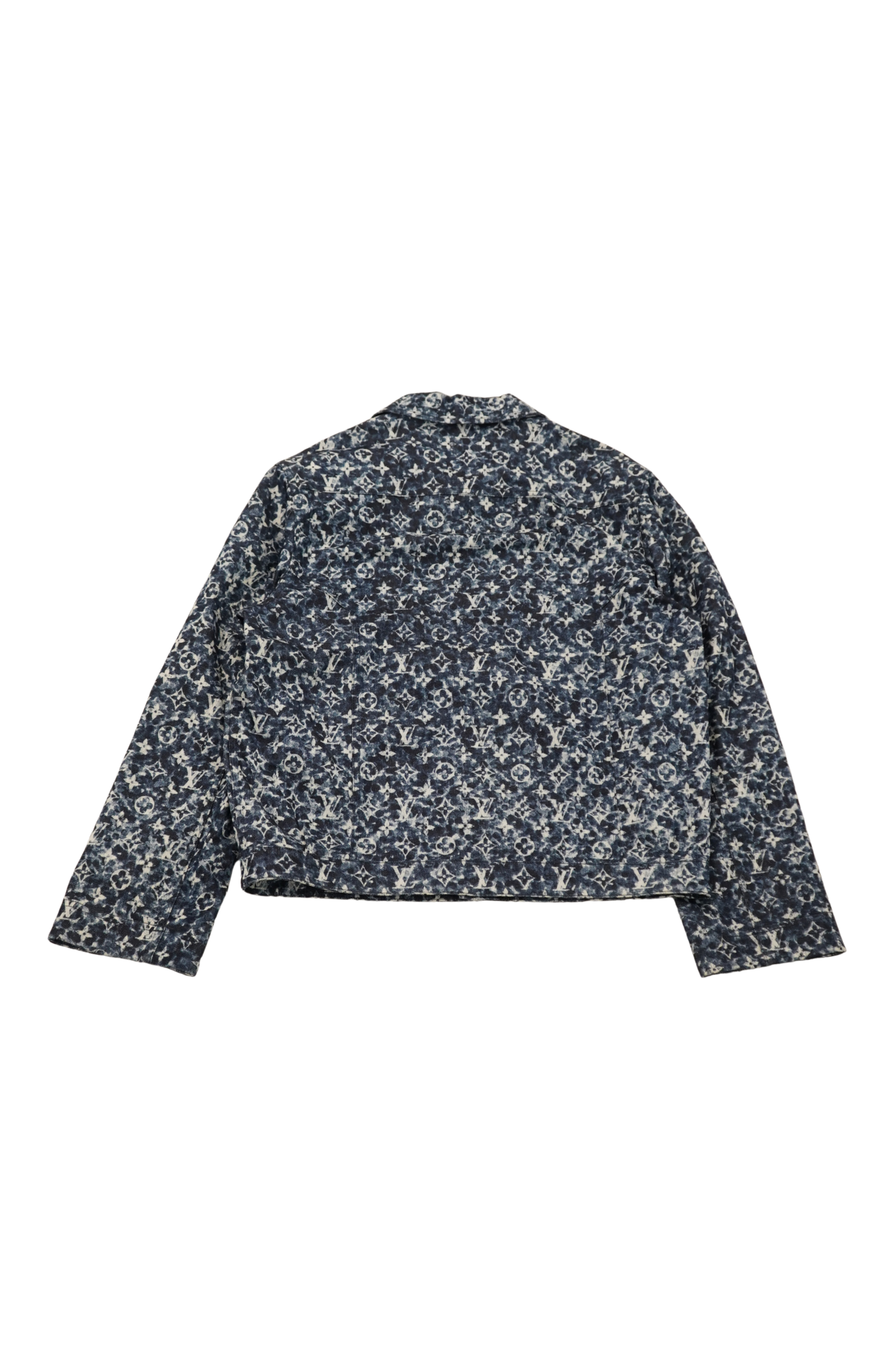Louis Vuitton Water Monogram Denim Trucker Jacket