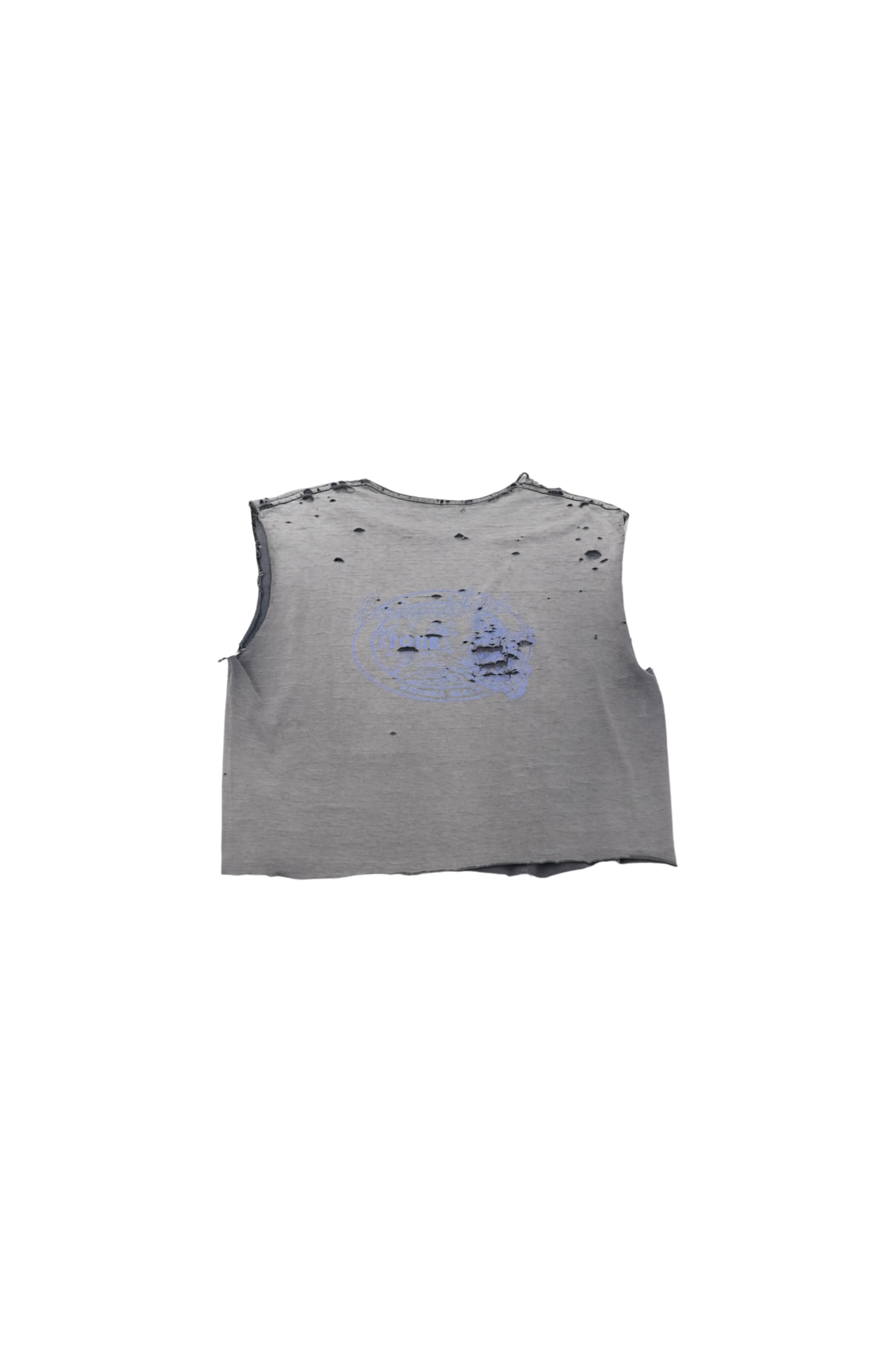 Thrashed Harley Davidson Muscle Crop Top