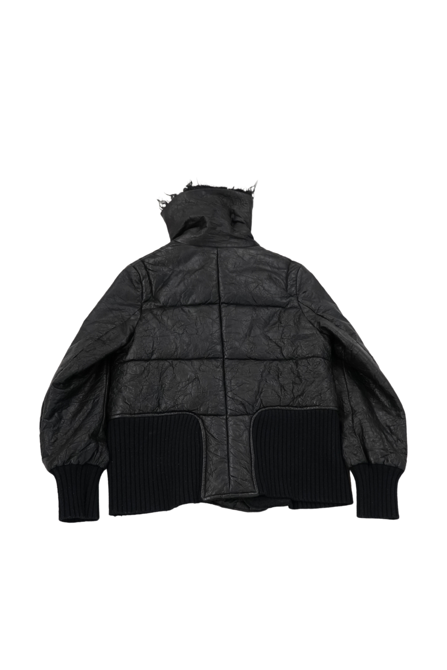 2006A/W High Neck Shearling Leather Jacket