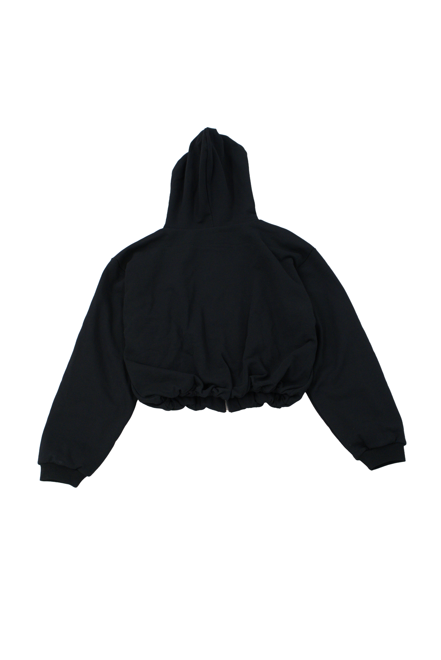 204 Thermal Lined Cropped Zip Hoodie