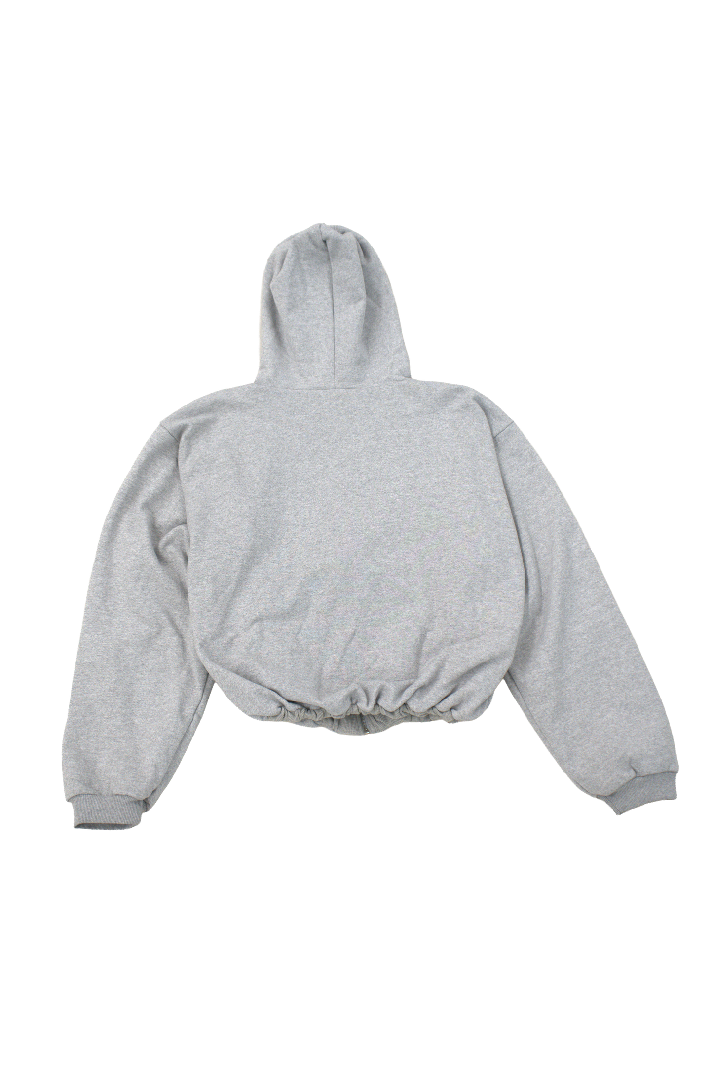 204 Thermal Lined Cropped Zip Hoodie