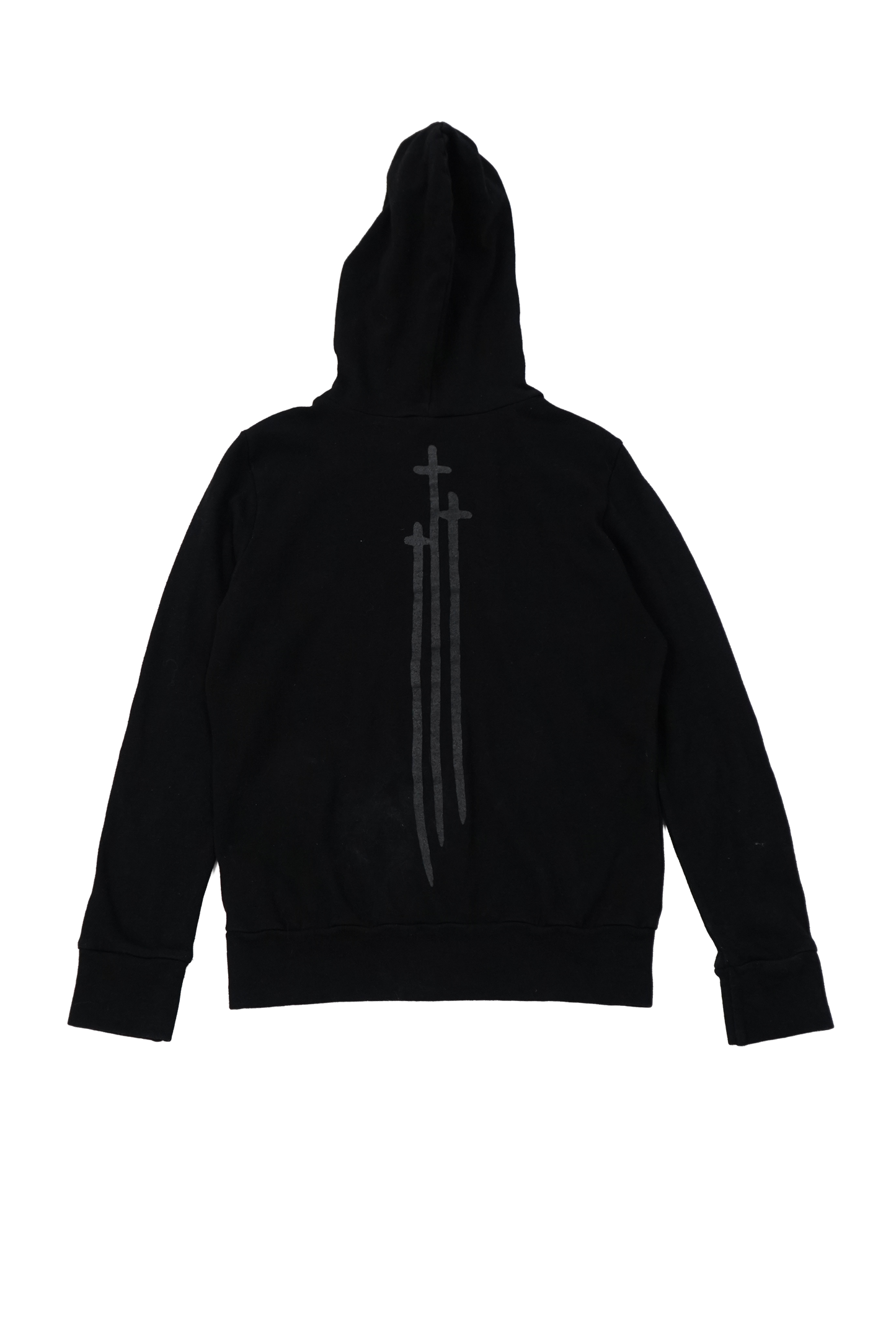 Chrome Hearts Vintage Triple Sword Zip Hoodie