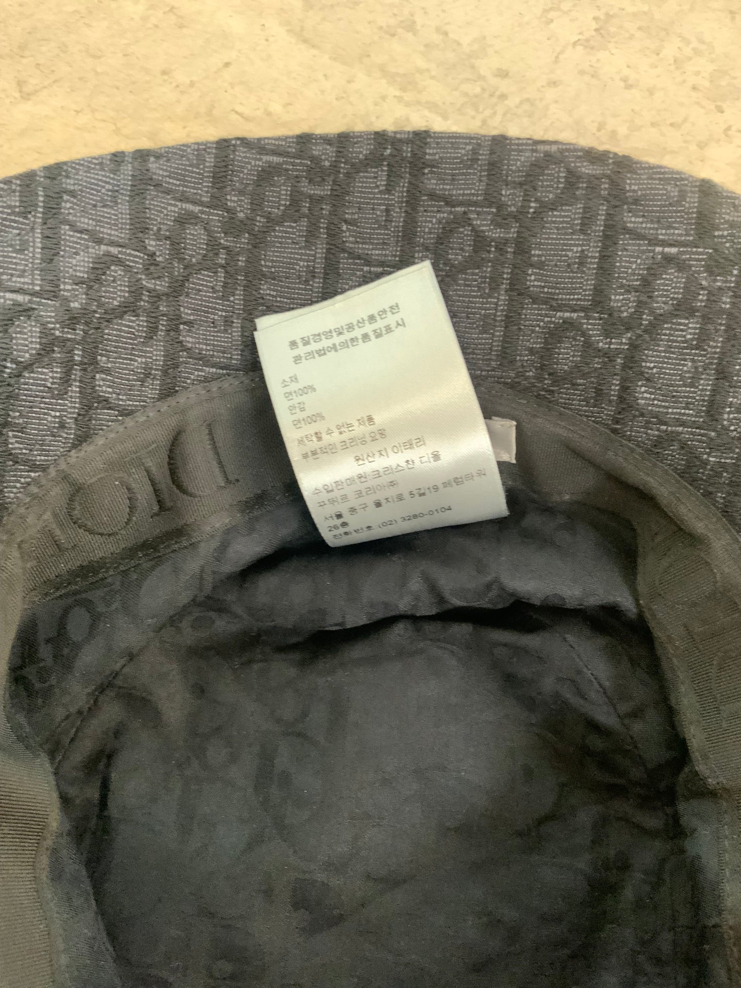 Dior monogram bucket hat - Xia Office