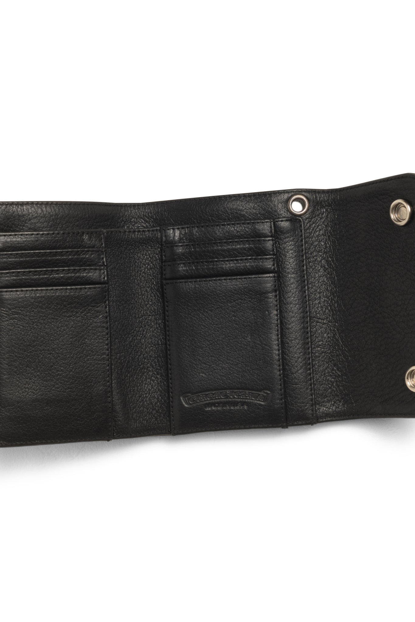 Chrome Hearts Mini Wave Leather Wallet - Xia Office