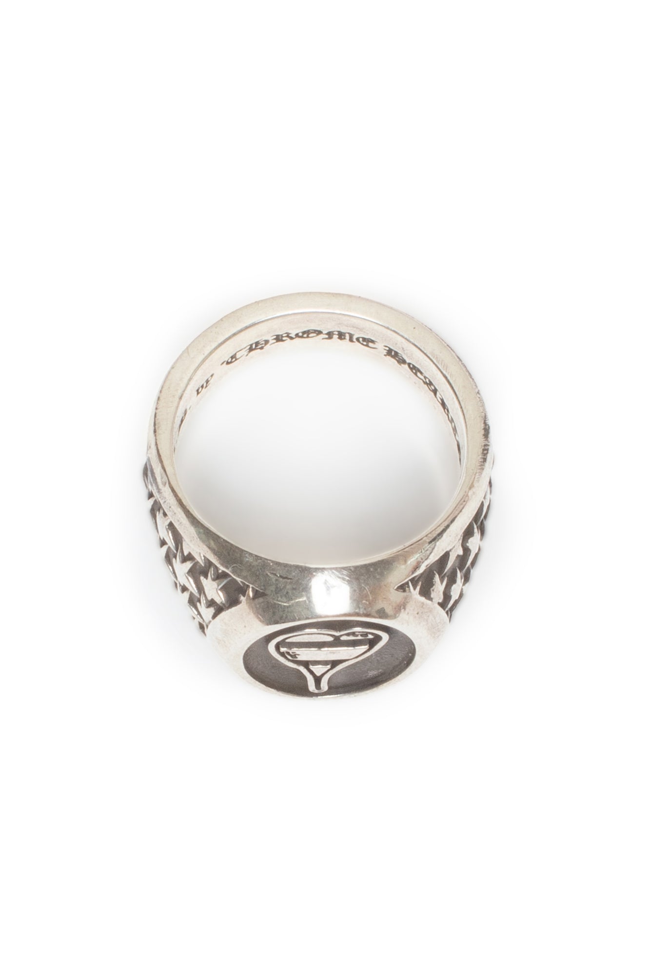 Chrome Hearts Matty Boy Heart Signet Ring - Xia Office