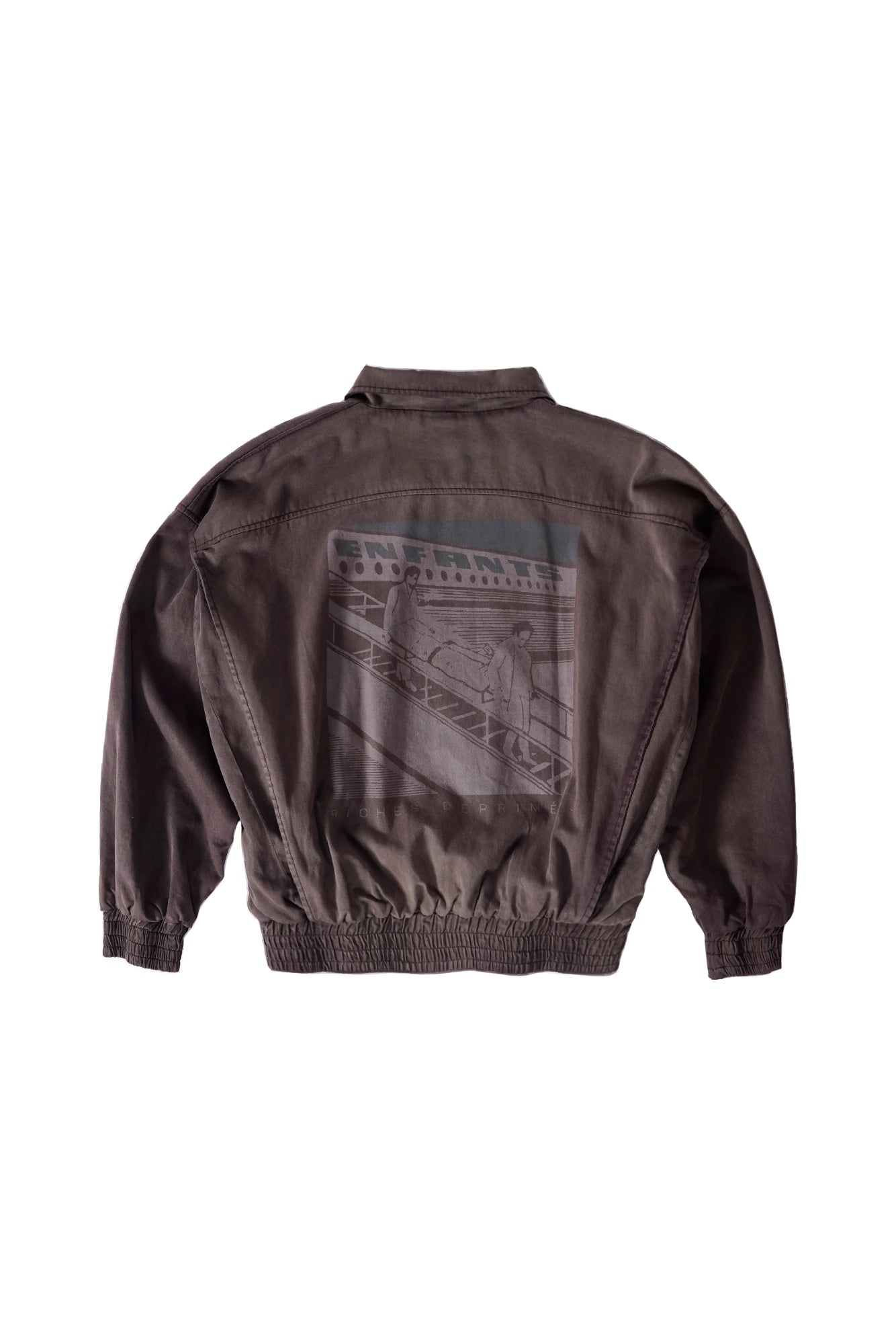 Enfants Riches Déprimés Death In Flight Zip Jacket 'Sun Faded Black' - Xia Office