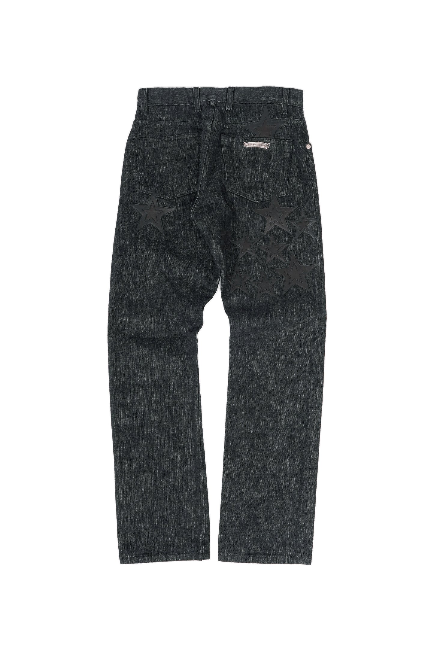 Chrome Hearts Black Star Patches Jeans - Xia Office