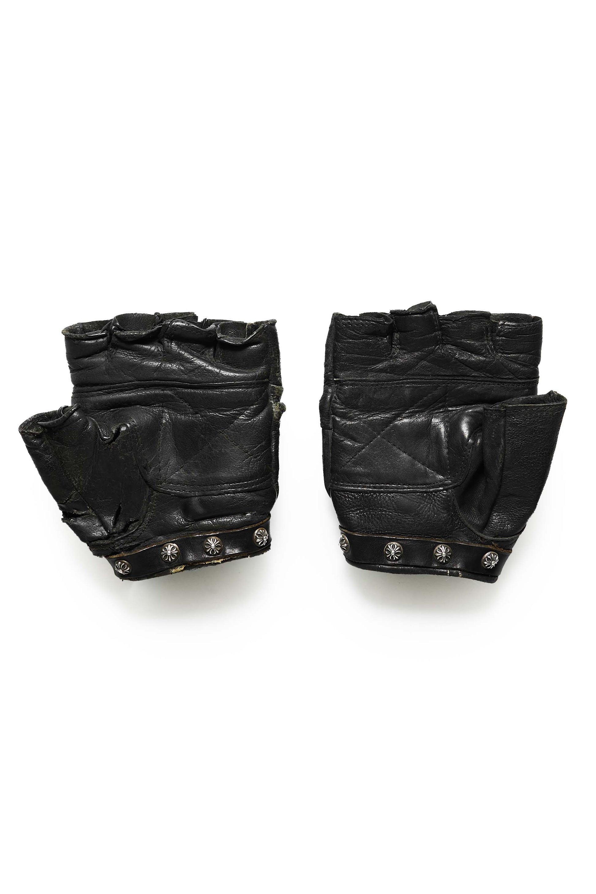 Chrome Hearts Vintage Motorcycle Saddlebag and Riding Gloves - Xia Office