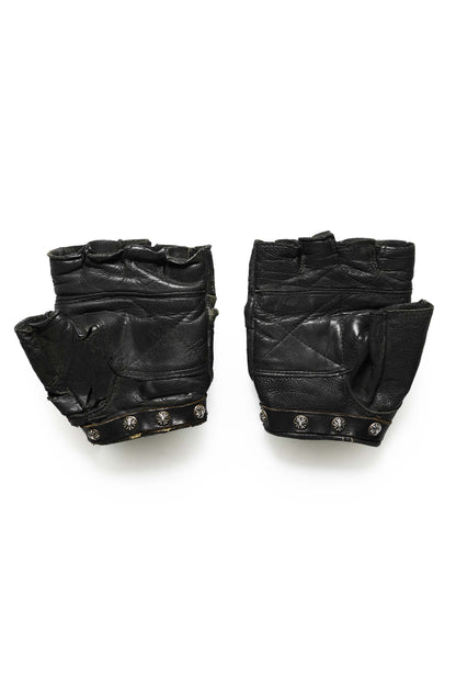 Chrome Hearts Vintage Motorcycle Saddlebag and Riding Gloves - Xia Office