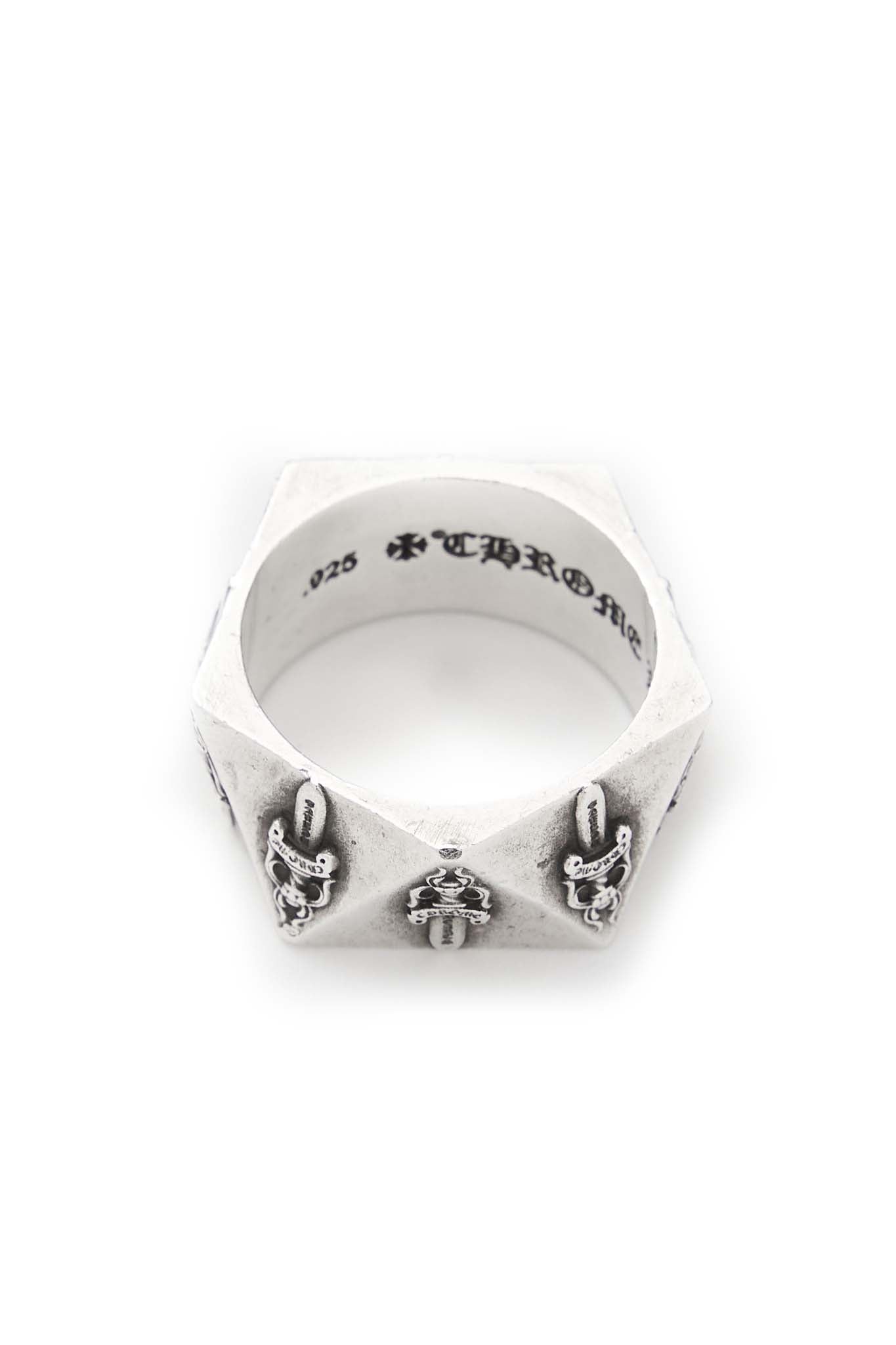 Chrome Hearts Pentagon Dagger Ring - Xia Office