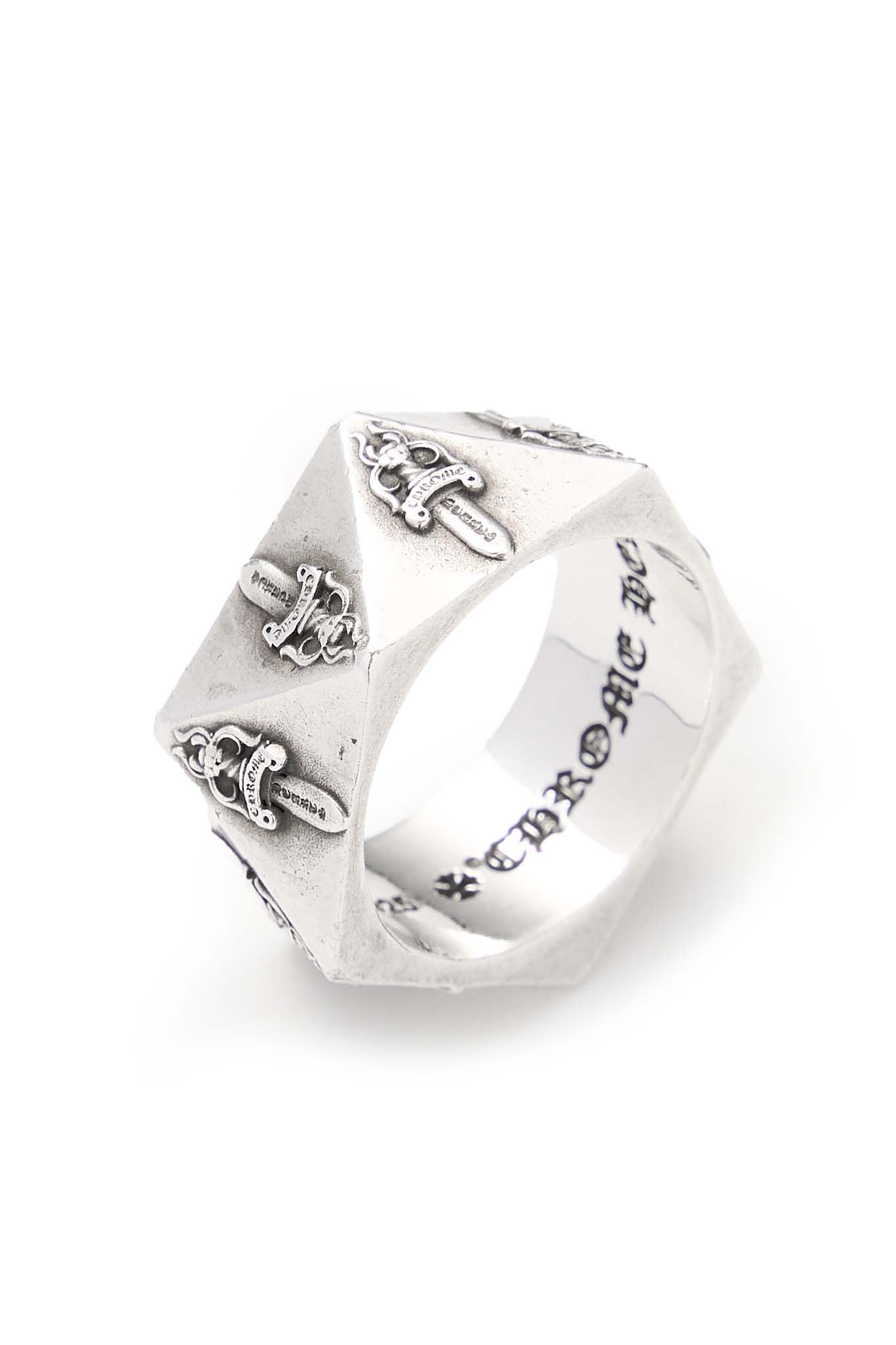 Chrome Hearts Pentagon Dagger Ring - Xia Office