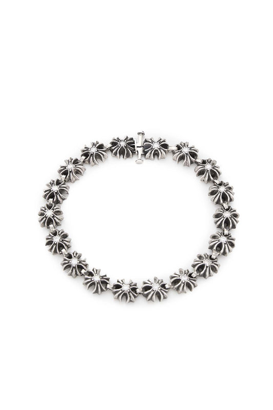 Chrome Hearts Tiny Plus Cross Bracelet with Diamonds - Xia Office