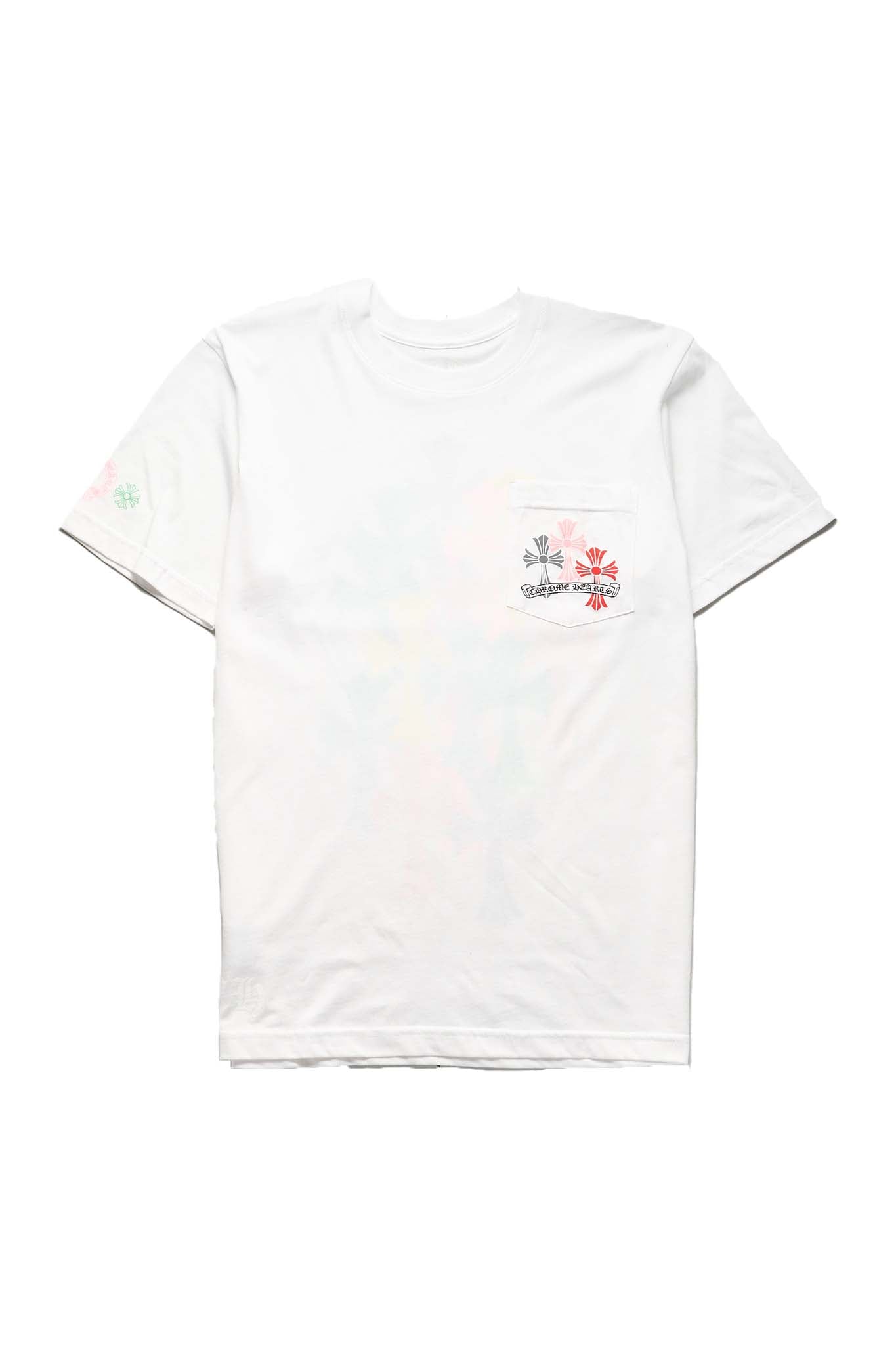 Chrome Hearts Multi-color Cross White T-shirt - Xia Office