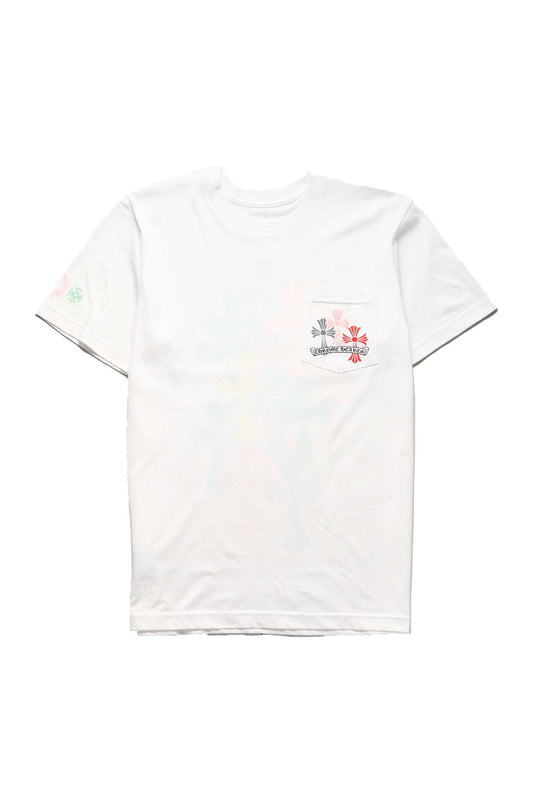 Chrome Hearts Multi-color Cross White T-shirt - Xia Office