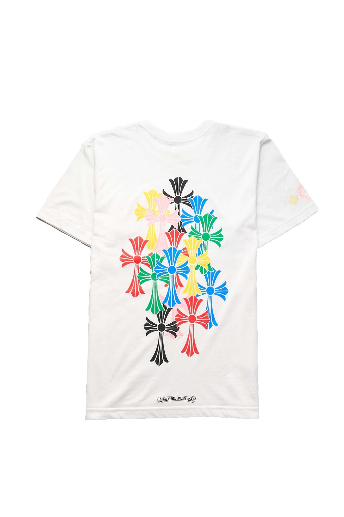 Chrome Hearts Multi-color Cross White T-shirt - Xia Office