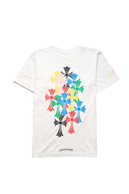 Chrome Hearts Multi-color Cross White T-shirt - Xia Office