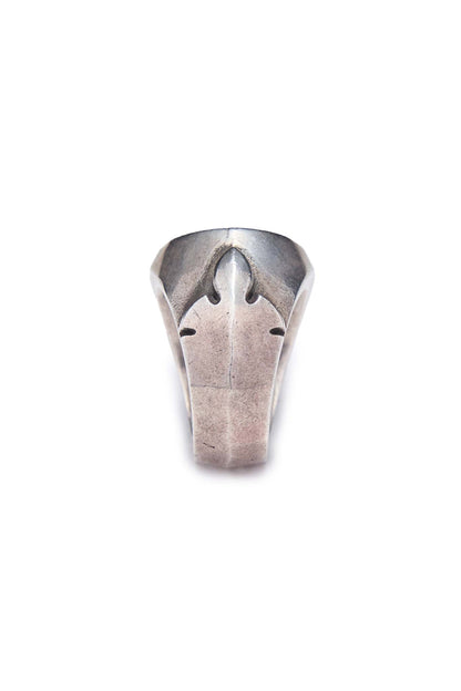 Chrome Hearts Silver Cutout Fleur Knee Ring - Xia Office