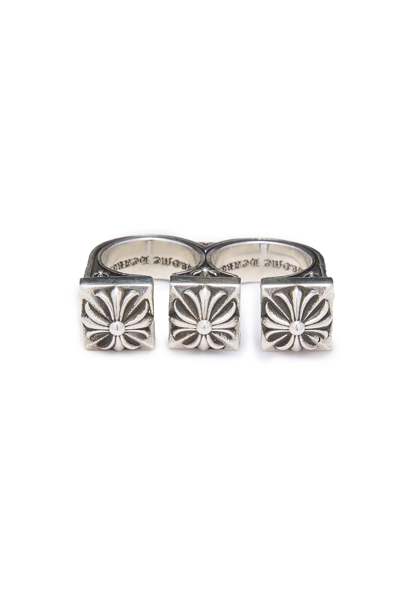 Chrome Hearts Double Brass Knuckle Ring - Xia Office
