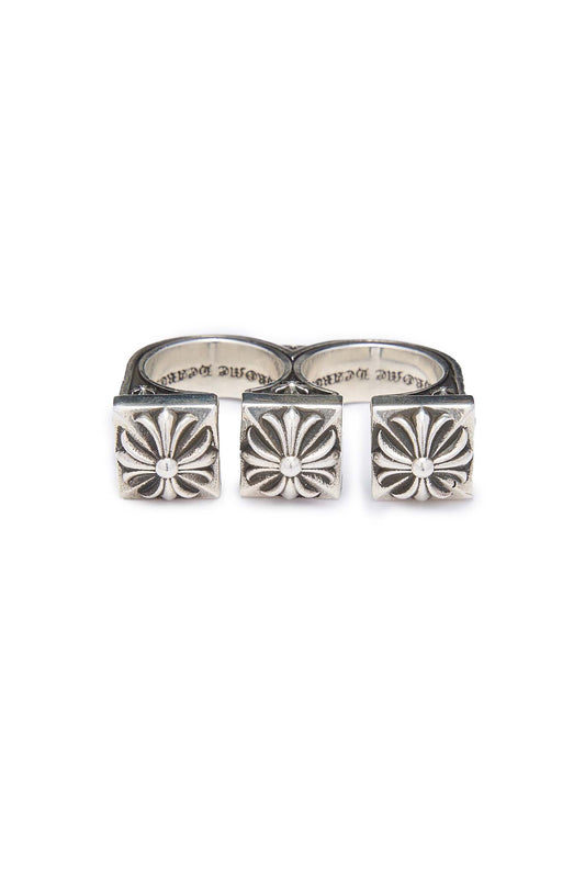 Chrome Hearts Double Brass Knuckle Ring - Xia Office