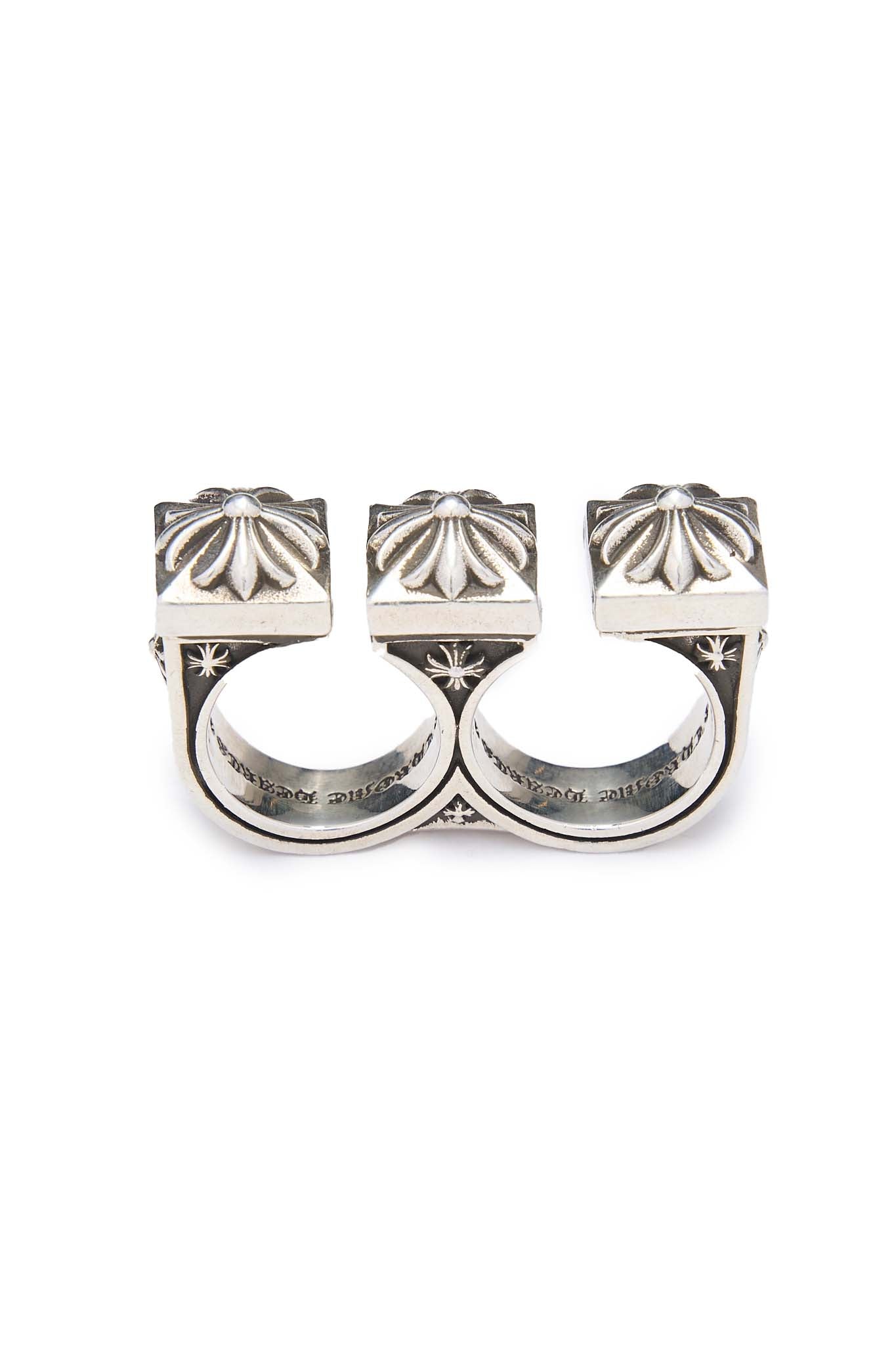 Chrome Hearts Double Brass Knuckle Ring - Xia Office
