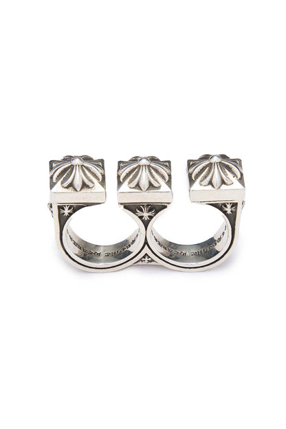 Chrome Hearts Double Brass Knuckle Ring - Xia Office