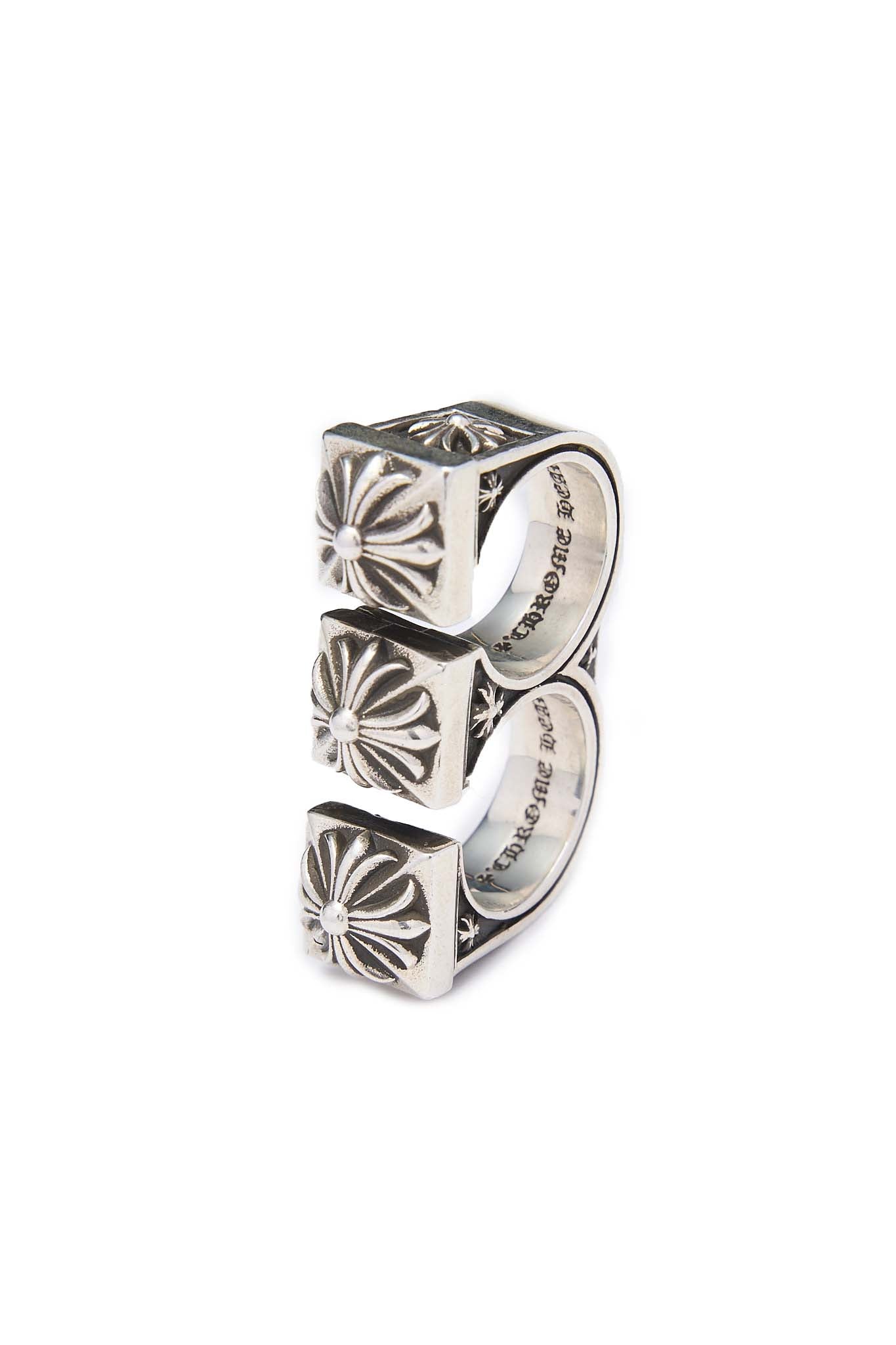 Chrome Hearts Double Brass Knuckle Ring - Xia Office