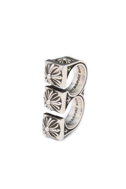 Chrome Hearts Double Brass Knuckle Ring - Xia Office