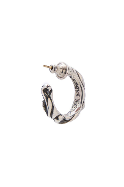 Chrome Hearts Single Scroll Hoop Earring - Xia Office