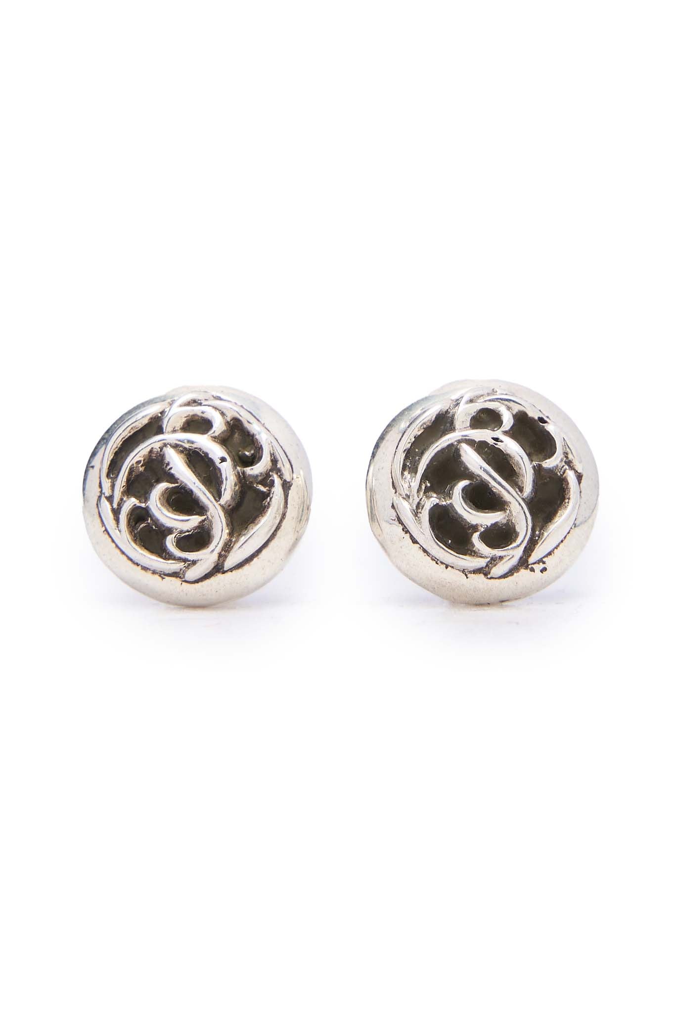 Chrome Hearts Floral Ball Earring Pair - Xia Office