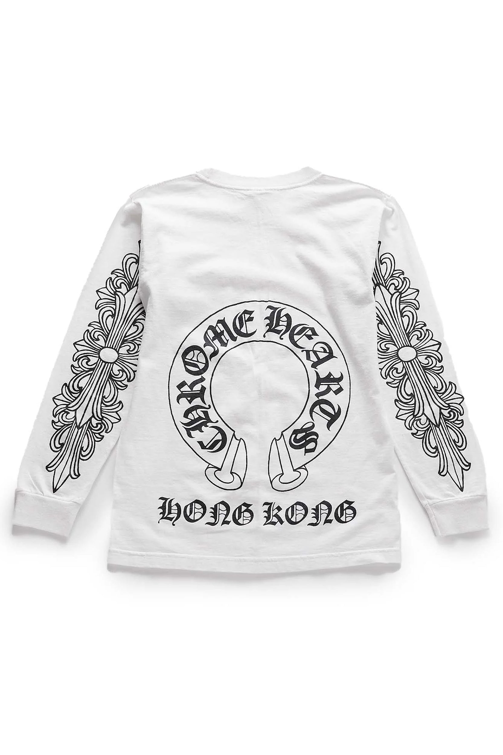 Chrome Hearts Hongkong Exclusive Horseshoe Logo Long Sleeve T-shirt - Xia Office