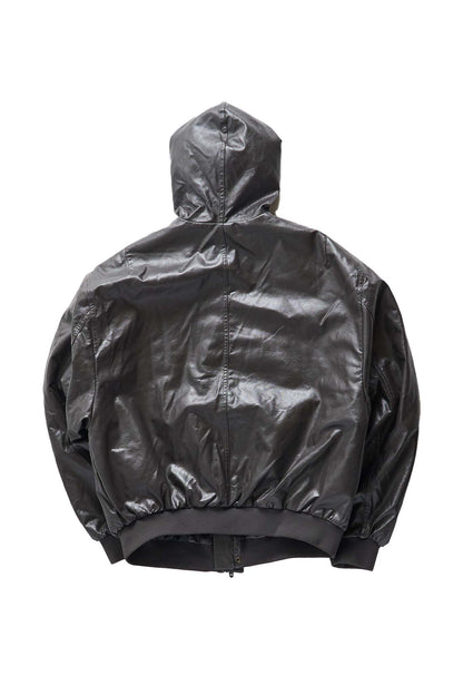 Balenciaga Sporty B Taxi Blouson Brown Leather Jacket - Xia Office