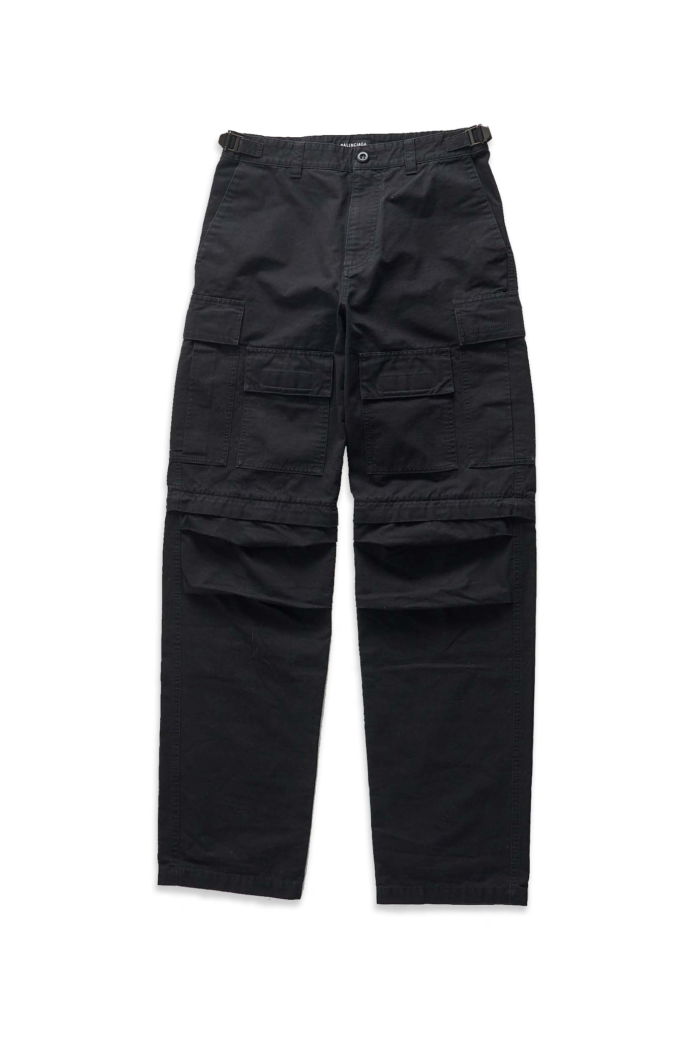 Balenciaga Straight-Leg Convertible Cotton-Ripstop Cargo Trousers - Xia Office