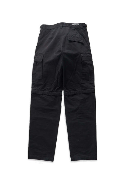 Balenciaga Straight-Leg Convertible Cotton-Ripstop Cargo Trousers - Xia Office