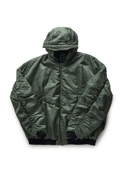 KUSIKOHC Green Helmet Bomber Jacket - Xia Office