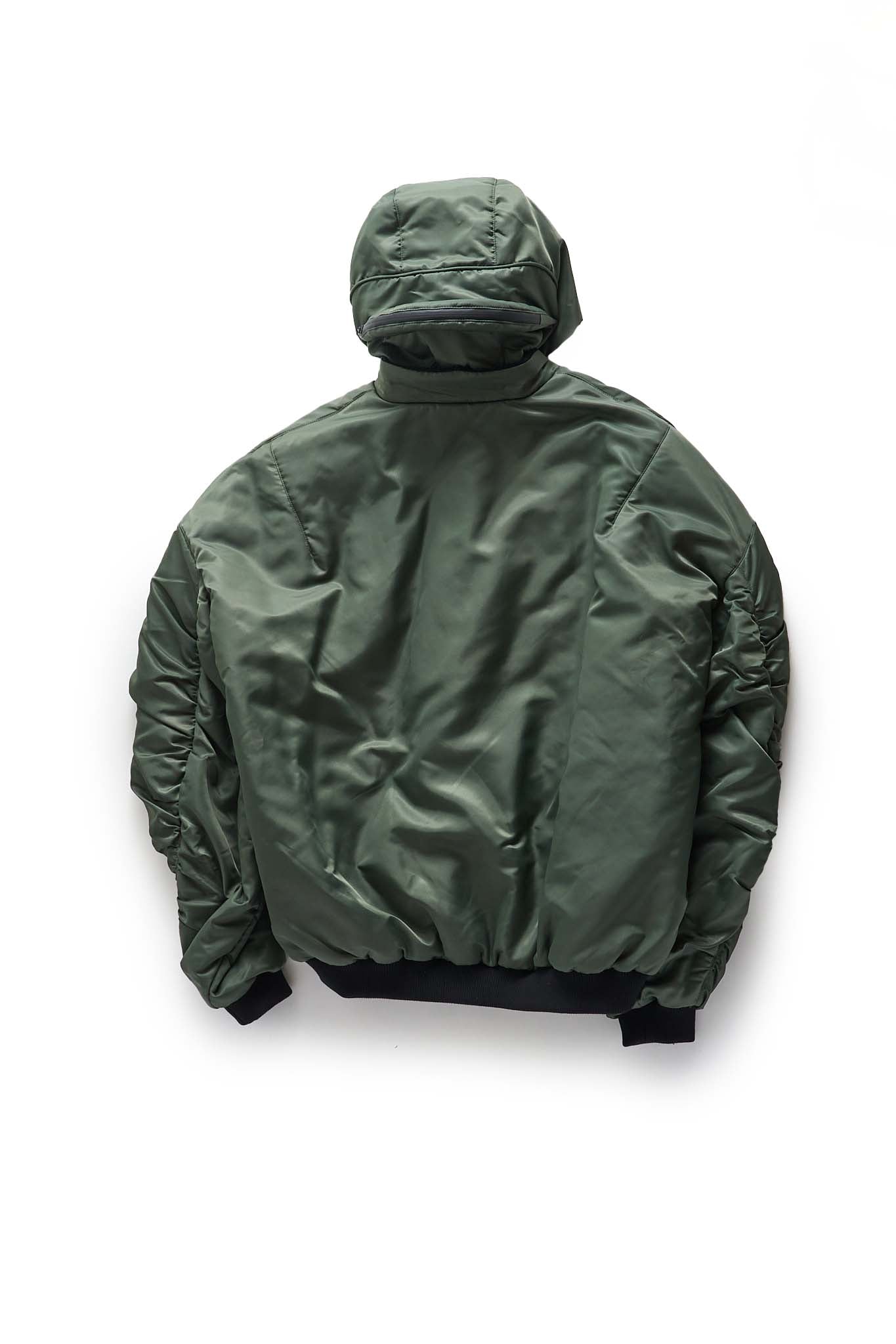 KUSIKOHC Green Helmet Bomber Jacket - Xia Office