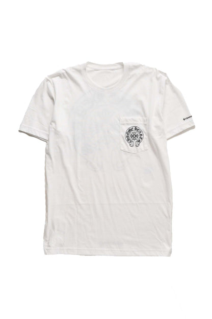 Chrome Hearts Horseshoe Logo White T-shirt - Xia Office