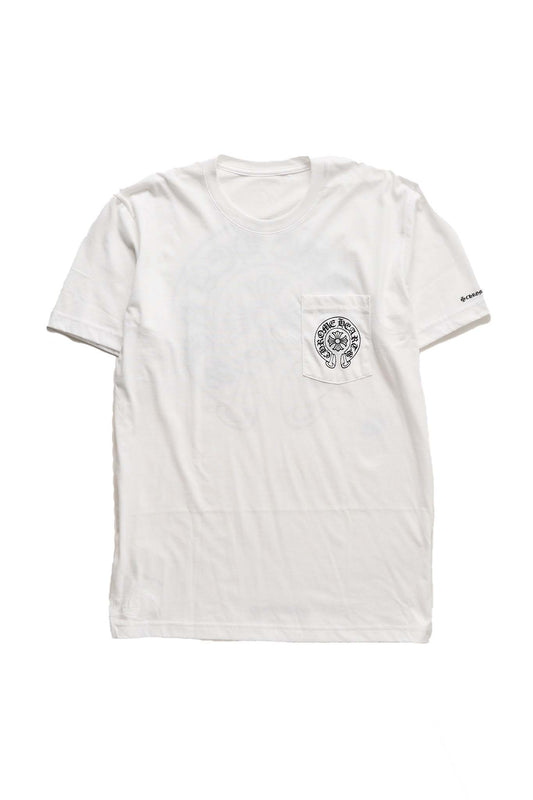 Chrome Hearts Horseshoe Logo White T-shirt - Xia Office