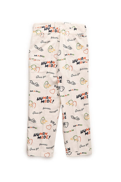 Human Made Printed Chino Pants In Cream - Xia Office