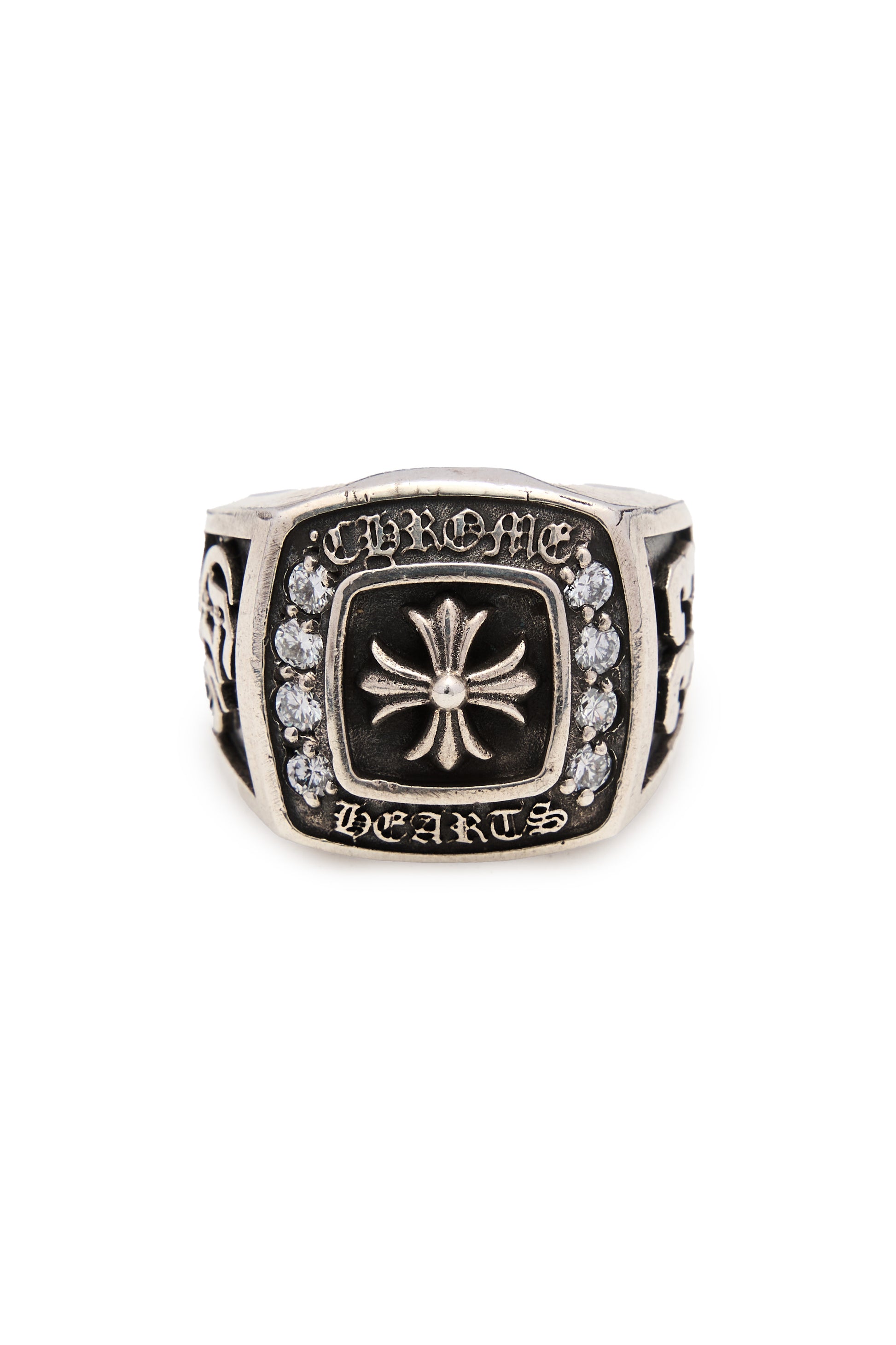 Chrome Hearts Diamond Championship Ring With Diamonds - Xia Office