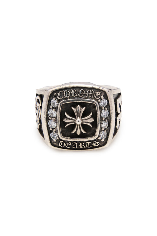 Chrome Hearts Diamond Championship Ring With Diamonds - Xia Office
