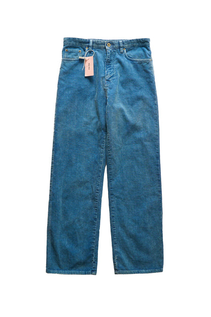 Miu Miu Women's Blue Corduroy Trousers - Xia Office