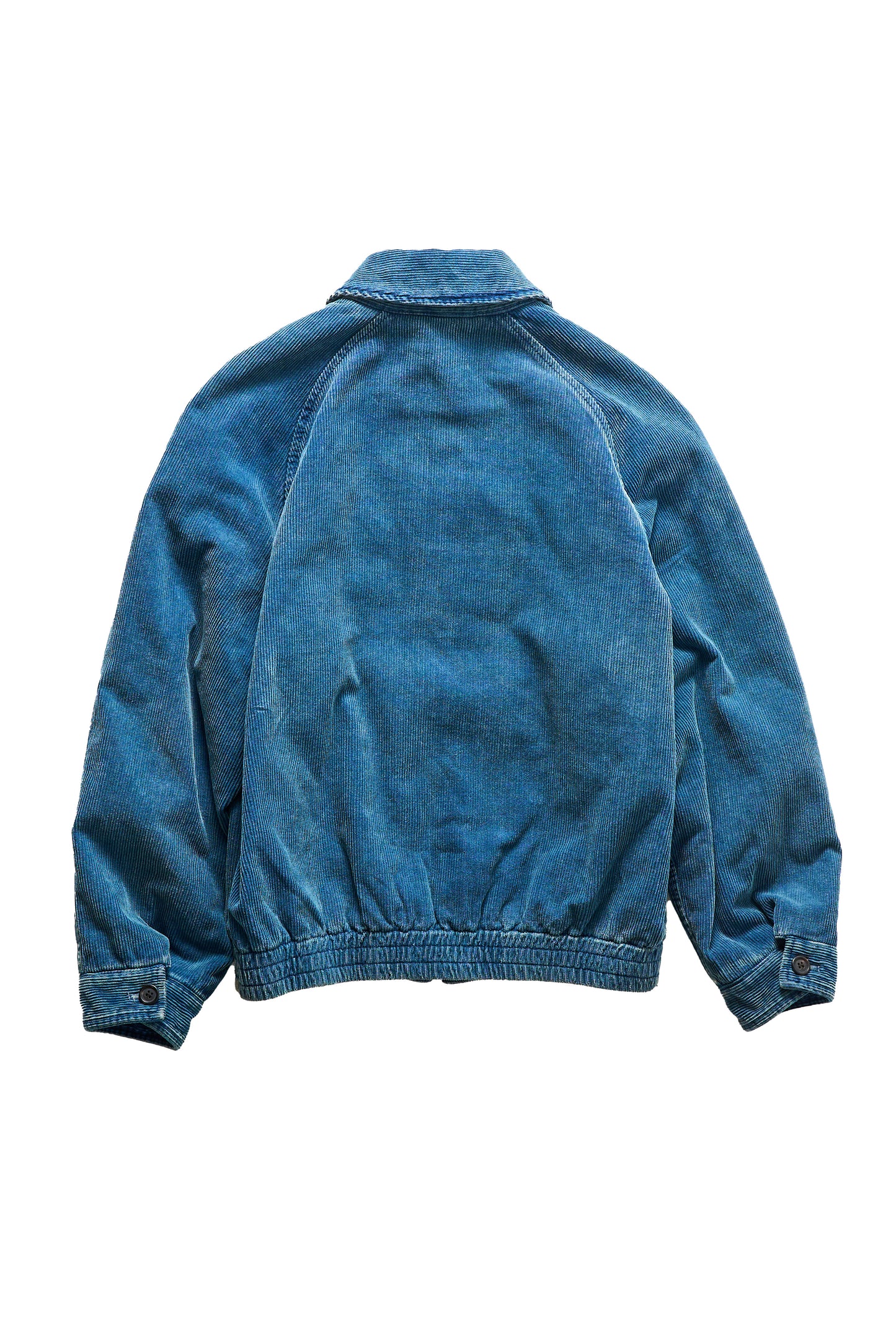 Miu Miu Women's Blue Corduroy Zip Blouson Jacket - Xia Office