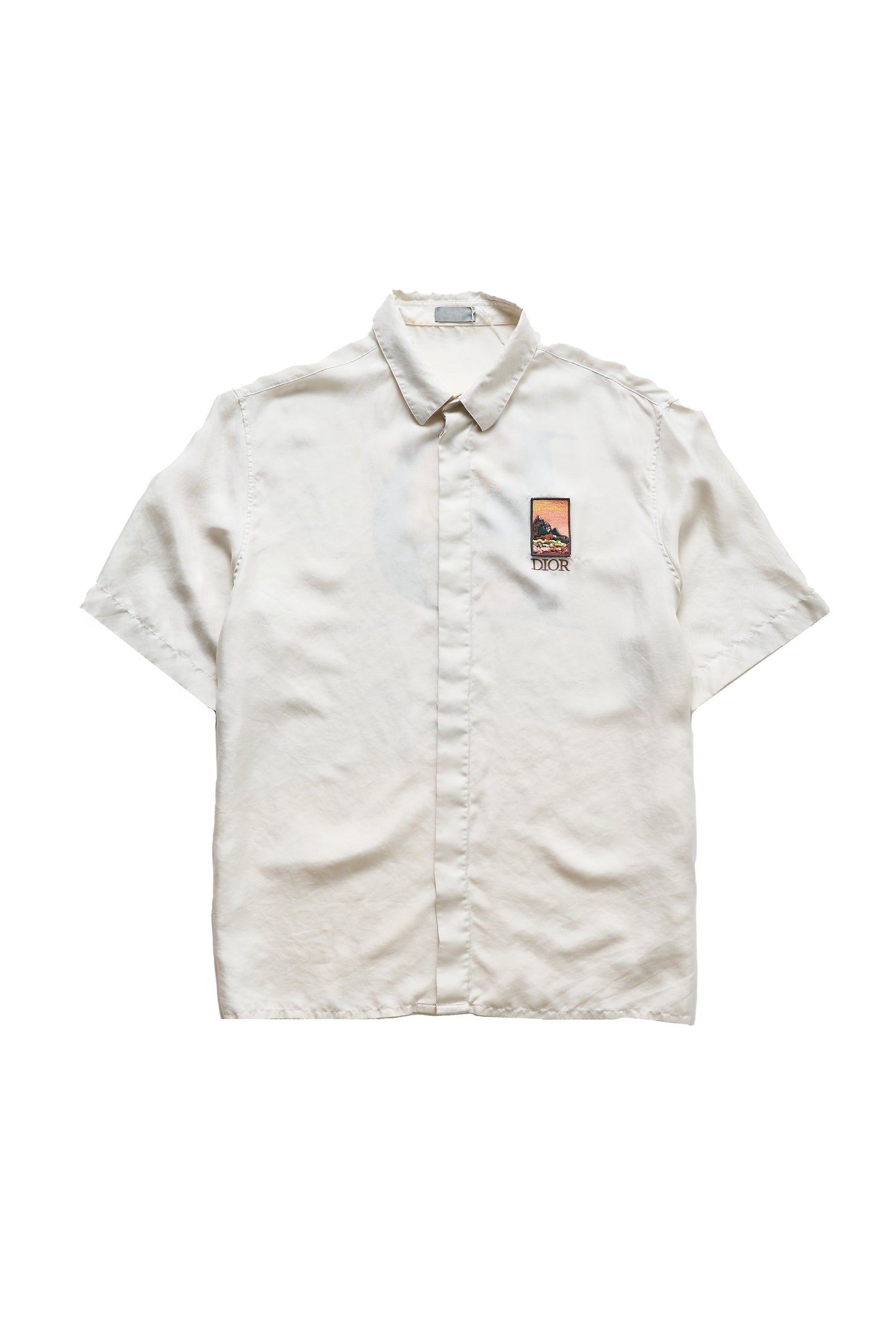 Dior Mount Zion Silk Shirt Beige - Xia Office