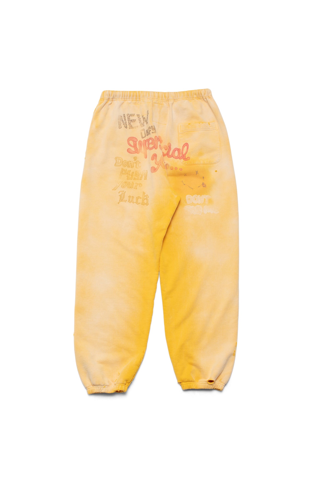 Maison Mihara Yasuhiro x Champion Bleached Sweatpants 'Yellow' SS23 - Xia Office