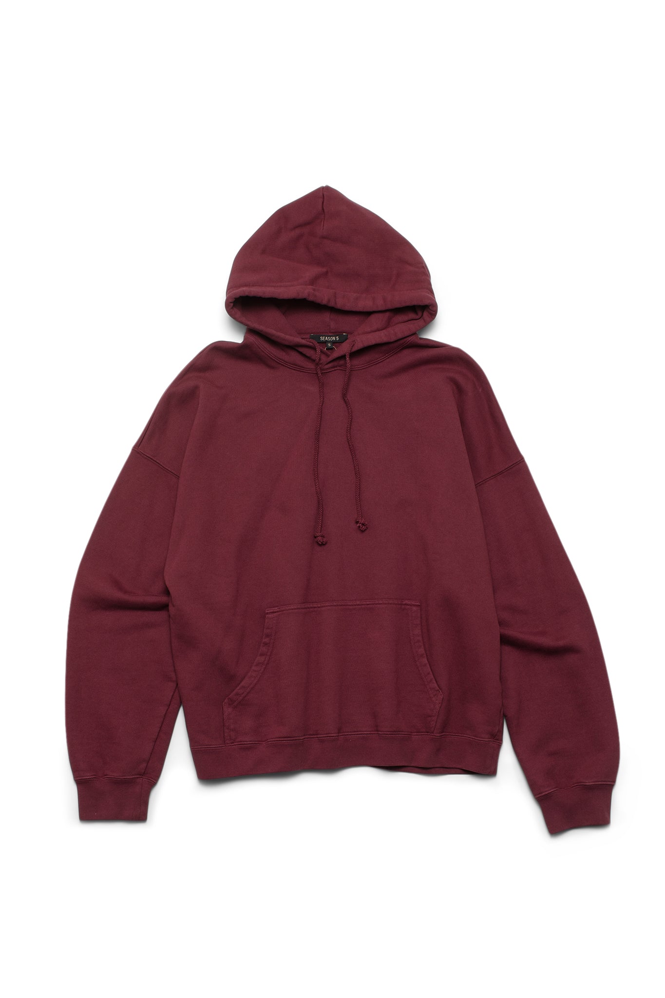 YEEZY Season 5 Single Layer Hoodie in Oxblood - Xia Office