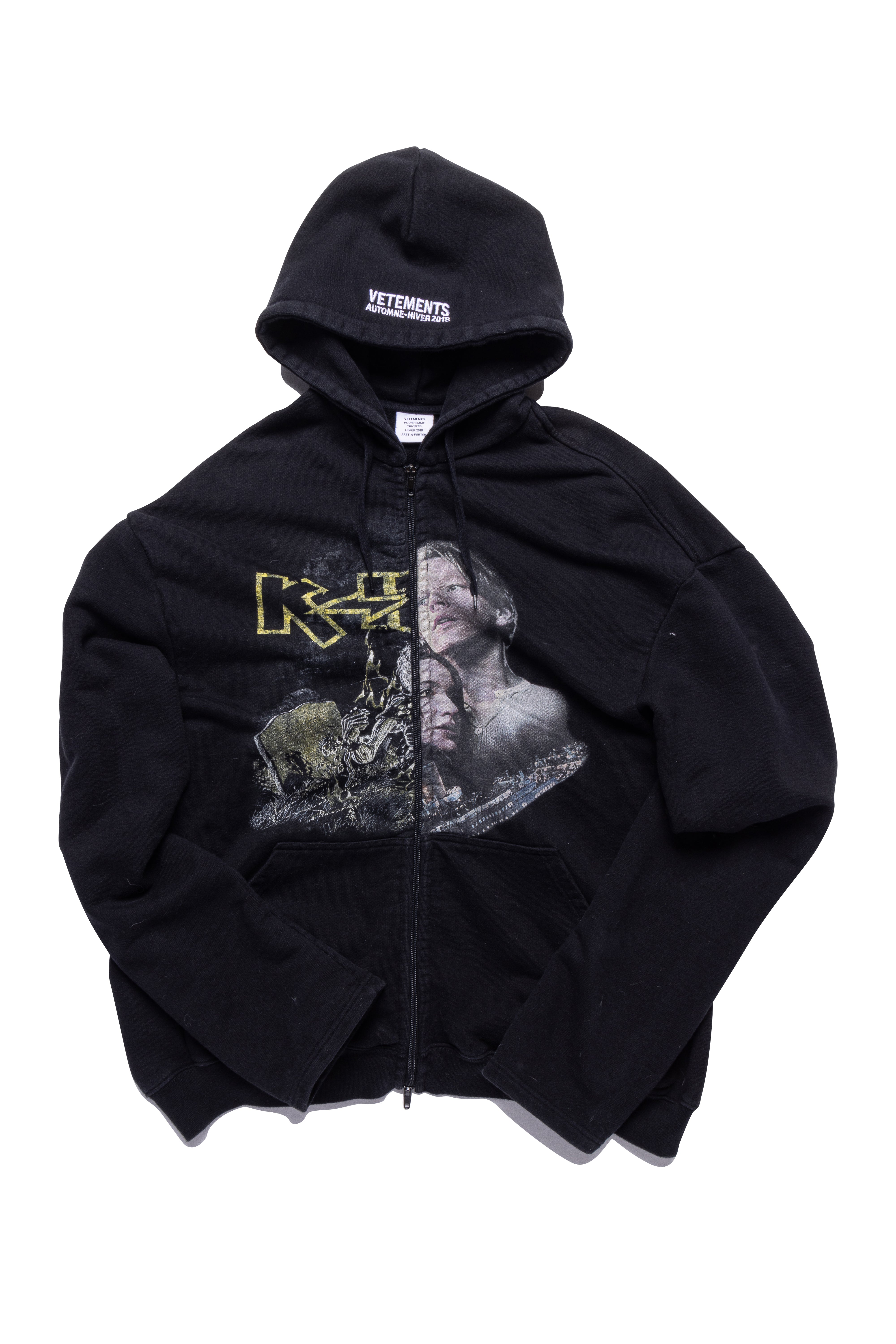 Vetements Titanic Printed Zip-up Hoodie – Cycle Continues