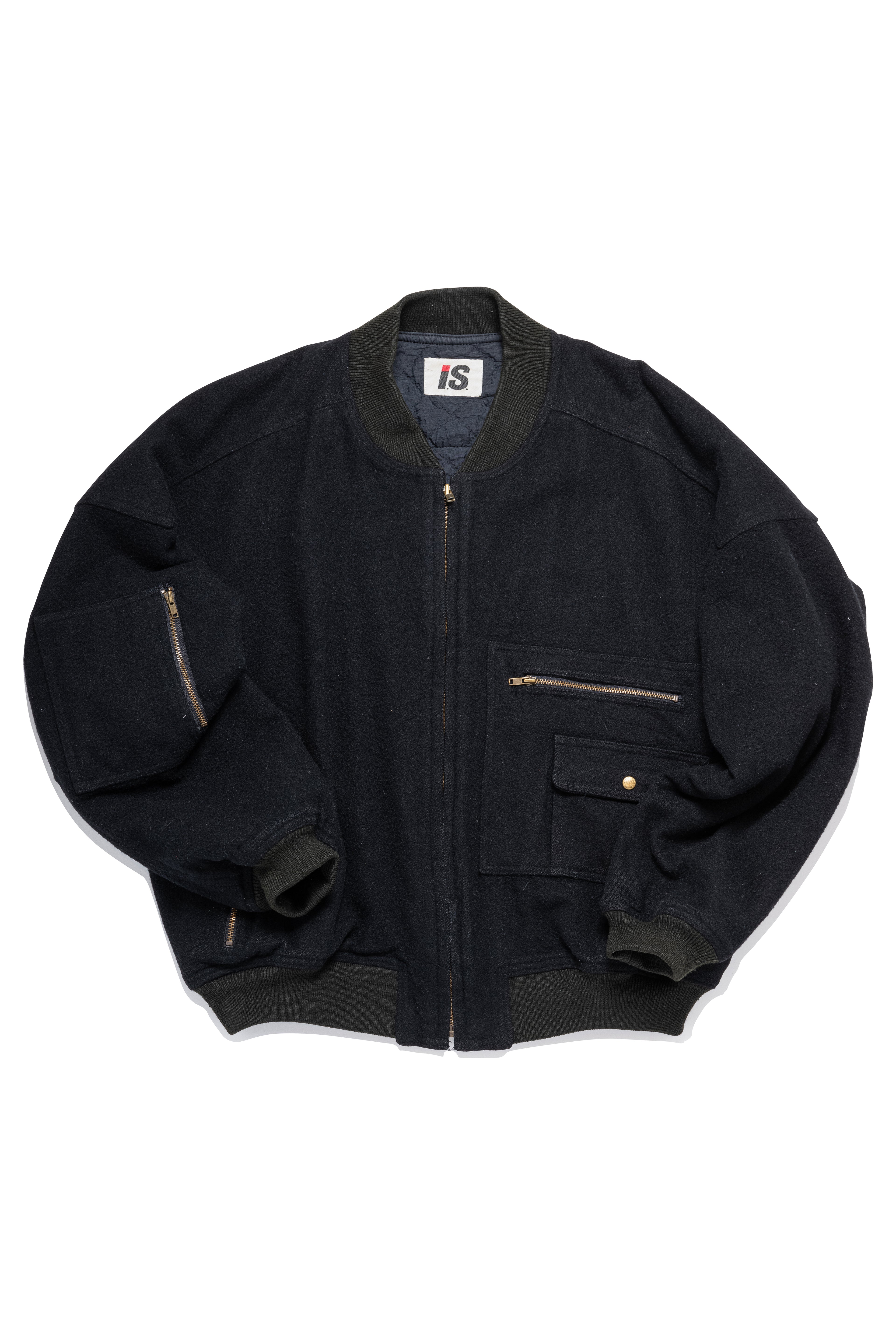 Issey Miyake × Tsumori Chisato × Vintage 80's Legendary Carelabel Logo Bomber - Xia Office